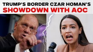 Tom Homan Vs AOC LIVE When Trumps Border Czar Schooled AOC Over Border Security  US News [upl. by Ilana]