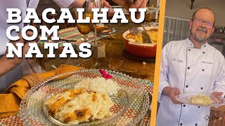 AUTÊNTICO BACALHAU COM NATAS PORTUGUÊS  Receitas Dr Chef [upl. by Akinam]