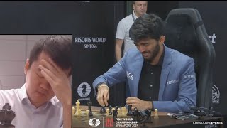 Emotional and shocking ending to World Chess Championship 2024 [upl. by Naujit]