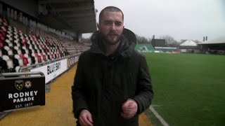 Newyddion S4C  Newport County v Manchester Utd preview  26012024 [upl. by Aititil308]