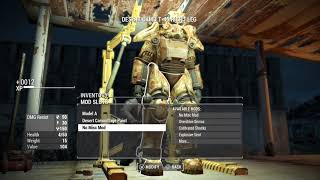 Fallout 4 Creation Club mod review  desert camo skin mod [upl. by Atiuqahc]