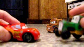 Lightning and Mater Cars Tractor Tipping Video [upl. by Nellak]