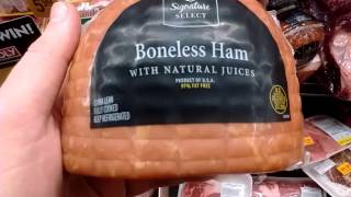 Boneless ham with natural juices quotSignature Selectquot [upl. by Holmann]