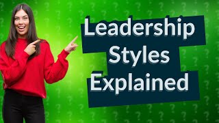 What is the difference between paternalistic and autocratic leadership [upl. by Shirline]