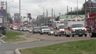 Funeral Procession for FirefighterEMT Zach Shultz [upl. by Elleiand]