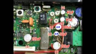 Repair the SONY ICFSW1S spec of the new capacitors [upl. by Larimore716]