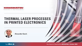 Hamamatsu Photonics  Thermal Laser Processes in Printed Electronics [upl. by Horacio434]