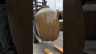 Use a forklift to move huge vats [upl. by Losiram640]