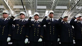 FDNY Promotion Ceremony for fire officers [upl. by Ahsanat398]