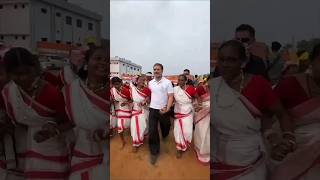 Rahul Gandhi Jharkhand Mein Nritya Kiya viralshortvideo rahulgandhi shortvideo shortscongress [upl. by Ramal]