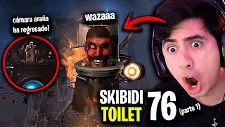 SKIBIDI TOILET 76 part 1 😱 CAMARA ARAÑA y GRAN CAMERA REGRESAN  Reacción y Secretos [upl. by Kam]