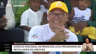 Educação ambiental  Agência Nacional de Resíduos leva programas de reciclagem às creches [upl. by Dubois]