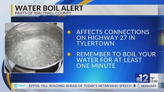 500 Walthall County customers under boil water alert [upl. by Annehsat]