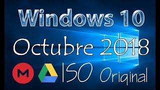 Descargar Windows 10 Pro 1809 Octubre x64 x32 Ultima versión ISO original 2018 [upl. by Dayna]