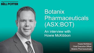 Botanix Pharmaceuticals ASXBOT CEO Dr Howie McKibbon [upl. by Schaffer]