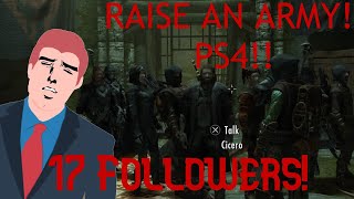 Skyrim ps4 mods Skyrim Follower army  Skyrim multiple followers mod [upl. by Granlund]