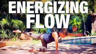 20 Min Energizing Flow Yoga Class  Five Parks Yoga [upl. by Anelrac]