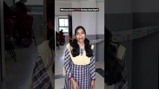 When you have a CRUSH During school days🥰Watch till End😁sharmilageorge shorts [upl. by Micheline799]