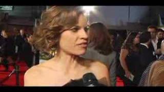 Hilary Swank and Gerard Butler on the Red Carpet [upl. by Kingsly]