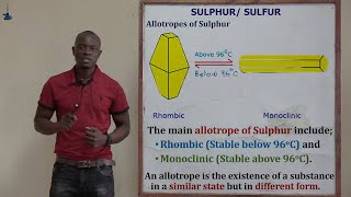 2 Allotropes Properties amp Uses of Sulphur Chemistry Form 3 [upl. by Aynna]