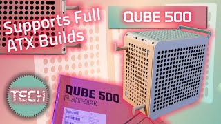 Cooler Master QUBE 500 Desktop Case Review  A New Way To Build PCs [upl. by Goebel]