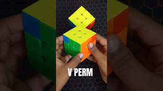 EASIEST V Perm Algorithm shorts rubikscube cubing [upl. by Ziana]