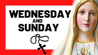 THE GLORIOUS MYSTERIES TODAY HOLY ROSARY WEDNESDAY amp SUNDAY  THE HOLY ROSARY WEDNESDAY amp SUNDAY [upl. by Berg]