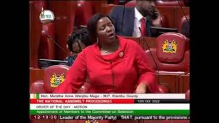 Wamurathas maiden speech the August House [upl. by Aiveneg]