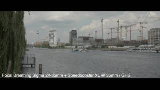 Focal Breathing Sigma Art Zooms 1835  2435 mm Speedbooster GH5 [upl. by Morell]