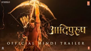 Adipurush Official Trailer Hindi  Prabhas  Saif Ali Khan  Kriti Sanon  Om Raut  Bhushan Kumar [upl. by Ttevy929]