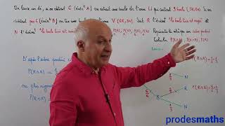 Première  Probabilités  Arbre pondéré et formule des probabilités totales [upl. by Rajiv287]