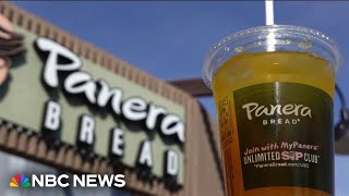 Panera phases out charged lemonade drink nationwide [upl. by Cherish]