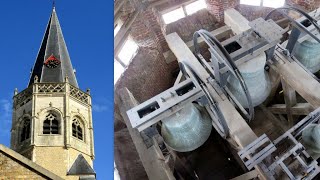 Ardooie SintMartinuskerk klokken [upl. by Ylnevaeh]