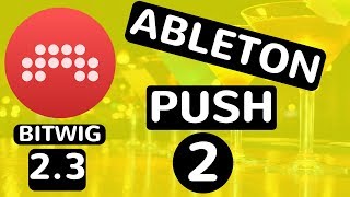 Ableton Push 2  Bitwig Studio 23  Creating Some Easy Grooves  feat djvicvapor [upl. by Vaientina]