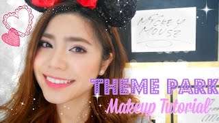 テーマパーク  ディズニーメイク♡♡Eng Sub Theme Park Makeup Eng Sub [upl. by Rebmit]