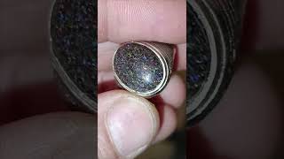 S925 Signet ring australian Galaxy opal fairy [upl. by Phillie76]