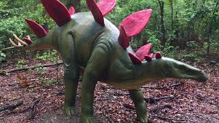 Dino Trek at Mid America Science Museum Dinosaur Trail Hot Springs Arkansas [upl. by Adamsun]