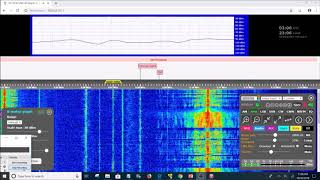 KiwiSDR vs Airspy HF using a W6LVP loop in nighttime conditions [upl. by Ylra760]