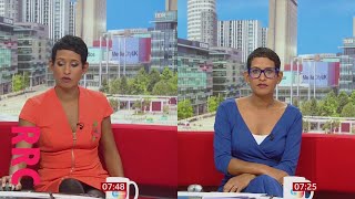 Naga Munchetty decolletage amp sexy full length zip [upl. by Eidna]