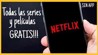 VER PELICULAS Y SERIES GRATISSIN INSTALACION2020📺💯 [upl. by Yedorb]