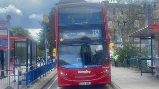 Shabby FRV  TFL Bus Route 282 Ealing Hospital  Mount Vernon Hospital  TEH1449  Metroline [upl. by Cirde]