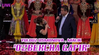 Yulduz Usmonova  Malik Ozbekcha gapir 2024 [upl. by Tunk465]