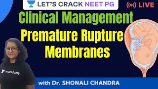 Premature Rupture of Membranes  Clinical Management  NEET PG 2021  Dr Shonali Chandra [upl. by Ader191]