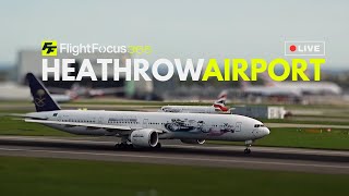 Heathrow Airport Live  Sunday 28th April 2024 [upl. by Atiuqehc]