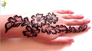 New Stylish Mehndi Design  A new drawing and engraving featuring two different designs [upl. by Adlai]