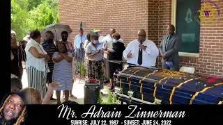 Celebration of Life for Mr Adrain Zinnerman wDrone Footage [upl. by Sulienroc]