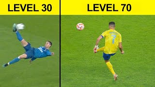 Cristiano Ronaldo Goals Level 1 to Level 100 [upl. by Kristi]