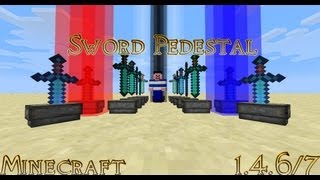 Minecraft Mods Sword Pedestal [upl. by Dazhahs]