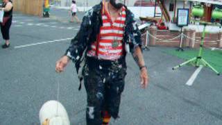 Legendary clown Dapper Dan at the Great Allentown Fair on September 4 2009 [upl. by Chrotoem]