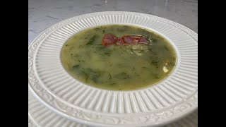 Caldo Verde  Portuguese Caldo Verde Soup [upl. by Neelrak]